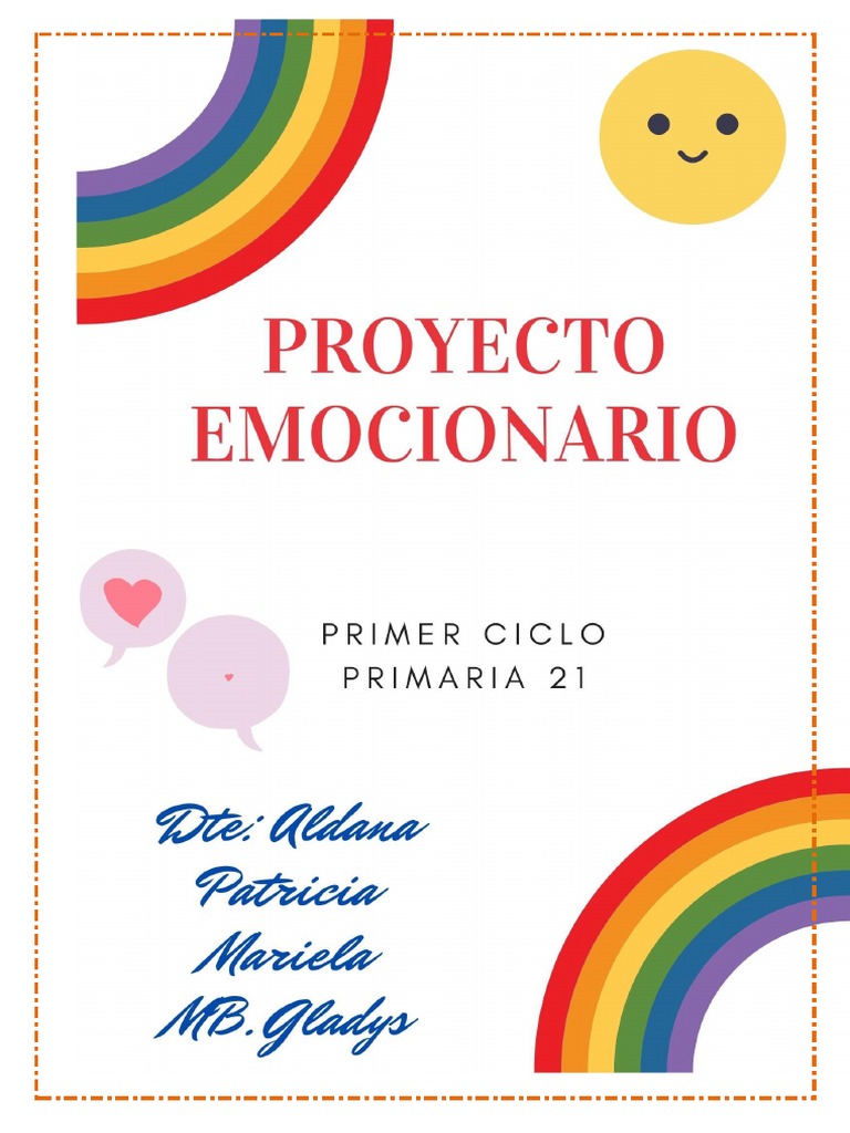 Proyecto de Emociones Primaria 21 | PDF | Las emociones | Amor