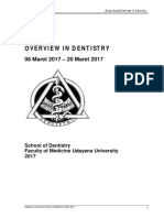Semester II: Block Overview in Dentistry
