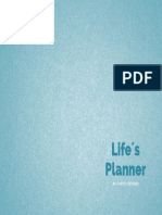 Life S Planner Blue Background