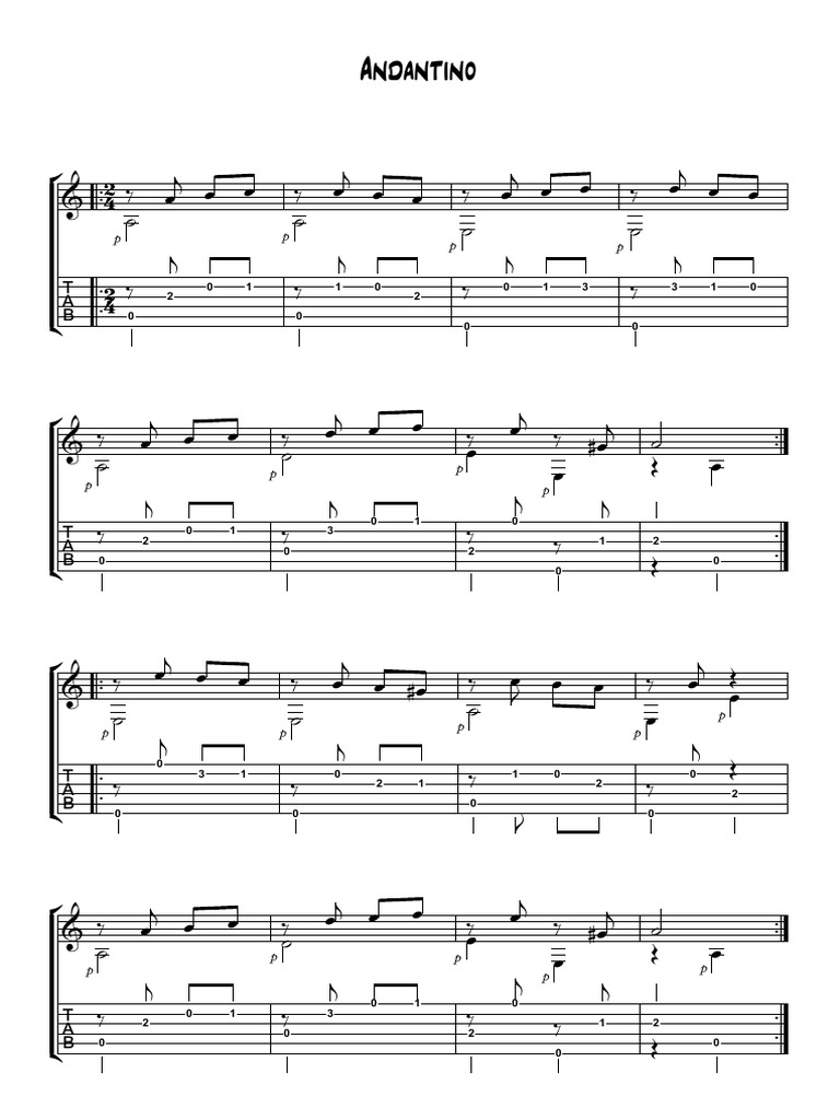 Andantino | PDF