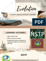 The Evolution of NSTP Law & Service Learning
