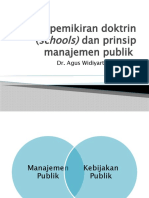 Doktrin Dan Prinsip Manajemen Publik
