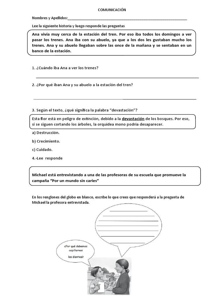 Comunicación Segundo Grado | PDF