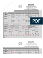 Grade 9 Curriculum Class Program: San Jose Del Monte National High School