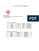 NNN Farm Lobster Air Tawar Price List