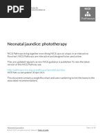 Neonatal Jaundice NICE Threshold Graphs | PDF | University College ...