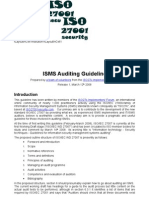 ISO27k ISMS Auditing Guideline Release 1