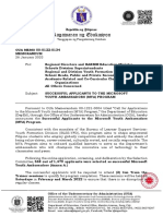 Kagawaran NG Edukasyon: Tanggapan NG Pangalawang Kalihim