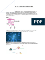 Glosario de Términos en Inmunología