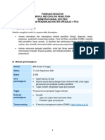 Panduan Kegiatan Modul Metlit Sp1 Ganjil 2021-2022