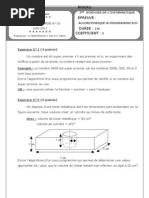 devoir 3 SI   S N°3