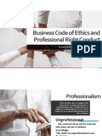 BESR-Lesson 3-Business Code of Ethics