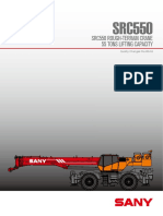 Src550 Rough-Terrain Crane 55 Tons Lifting Capacity: Quality Changes The World
