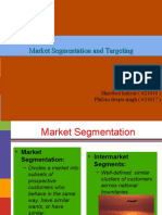 Market Segmentation and Targeting