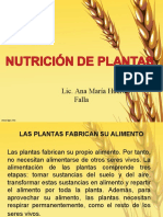 Nutrición de Plantas