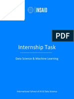 Internship Task: Data Science & Machine Learning