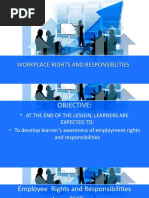 Workplace Rights and Responsiblities