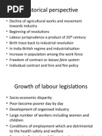 History of Labour Law