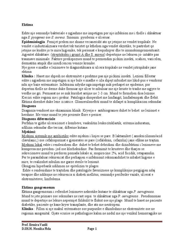 Ektima | PDF