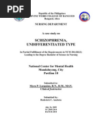 Download Schizophrenia NCMH Case Study by John Crisostomo SN56796742 doc pdf