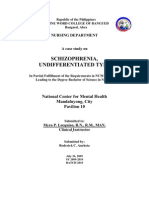 Schizophrenia NCMH Case Study