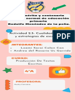 Actividad 2.3. Cualidades, Fases y Estrategias de Escritura.