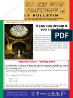 If You Can Dream It, You Can Do It: Daily Bulletin