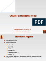 Relational Algebra - Intro to DB