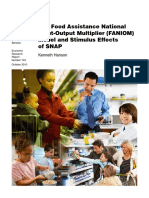 The Food Assistance National Input-Output Multiplier (FANIOM) Model and Stimulus Effects of Snap