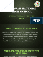 Tanauan National High School: Special Program in The Arts