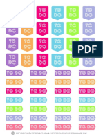 To Do Stickers PDF