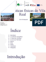 Características Físicas de Vila Real