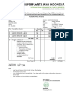 Commercial Invoice and Packing List-Superplant