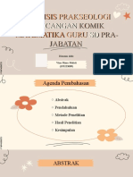 Analisis Prakseologi Rancangan Komik Matematika Calon Guru SD Vina