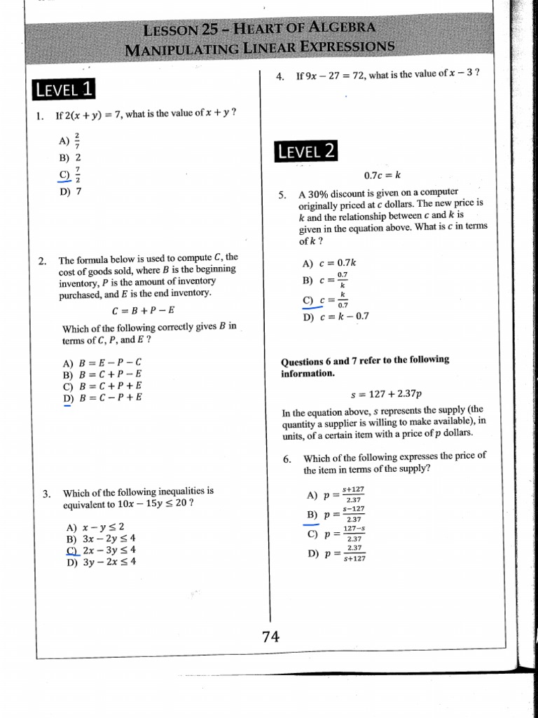 Math Lessons 25 48 | PDF