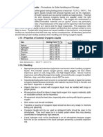 Safe handling and storage of cryogenic liquids