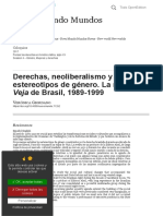 Derechas, Neoliberalismo y Estereotipos de Género. La Revista Veja de Brasil, 1989-1999