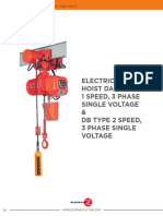3-Phase Electric Chain Hoists with Double Brake