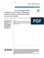 Social Determinants of Maternal Health: A Scoping Review of Factors Influencing Maternal Mortality and Maternal Health Service Use in India