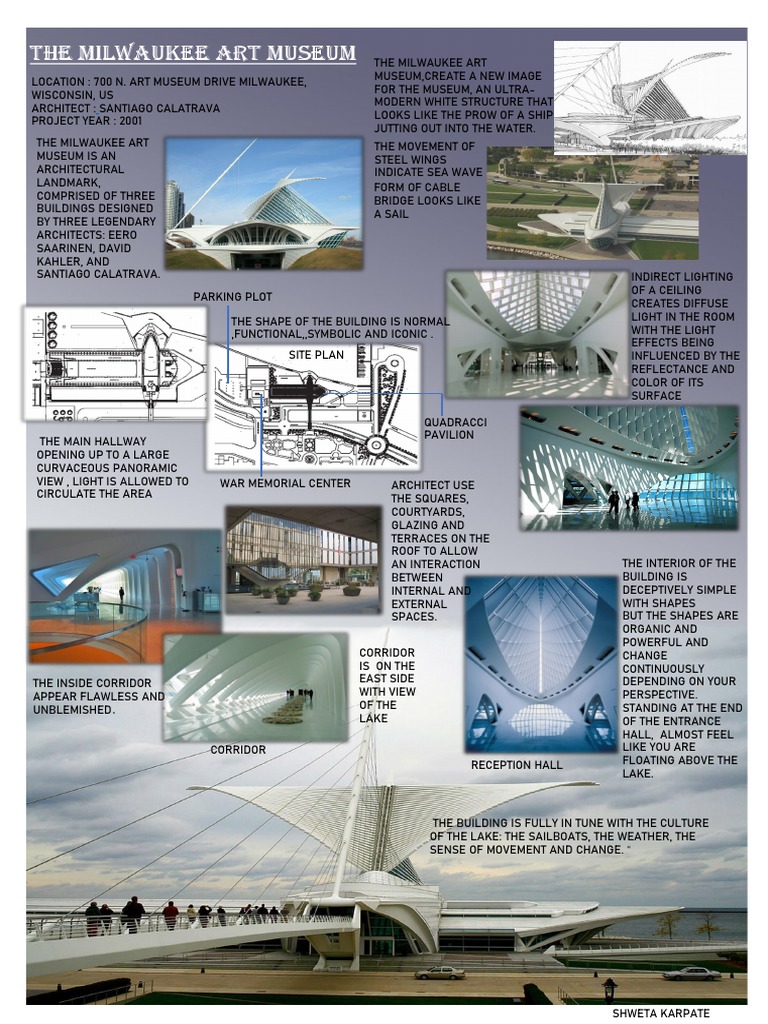 The Milwaukee Art Museum | PDF | Buildings And Structures