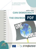 Can Democracy Save The Environment?: Policy Notes