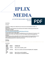 IPLIX MEDIA ACCOUNT MANAGER CASE STUDY