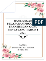 Rancangan Pelajaran Program Transisi Dan Guru Penyayang Tahun 1 2021