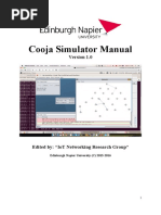 Cooja Simulator Manual: Edinburgh Napier University (C) 2015-2016