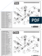 Peças roçadeira Dayo DY261B