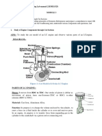 Elements of Mechanical Engineering Lab Manual (21EME15/25) : Figure 1:-Cut Model of 4 Sroke I.C Engine