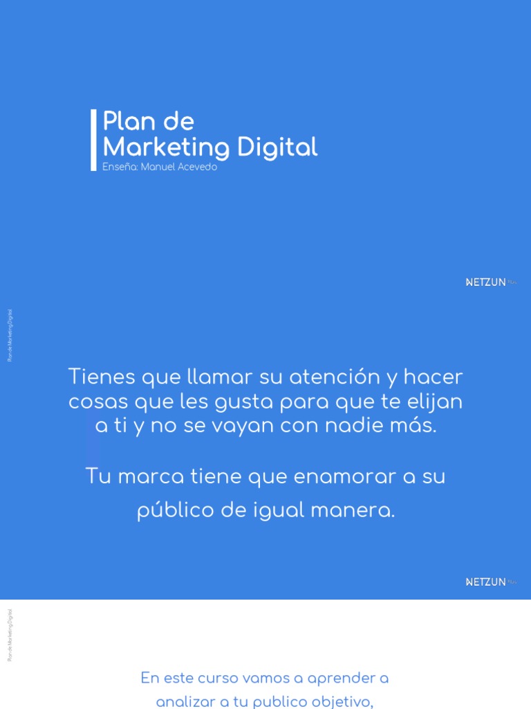 Plan de Marketing Digital | PDF | Marketing | Publicidad digital