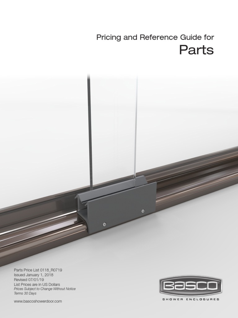 Oil Rubbed Bronze Framed Shower Door Replacement Drip Rail w/ Vinyl Sweep - 30