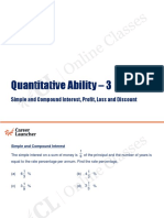 QA-03 - Simple and Compound Interest, Profit, Loss and Discount