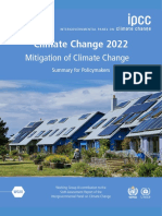 Climate Change 2022: Mitigation of Climate Change